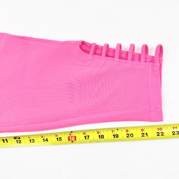 Terra & Sky Women's Blush Pink Capri Ladder Legging Plus Size 0X (14W) NWT - Picture 10 of 11